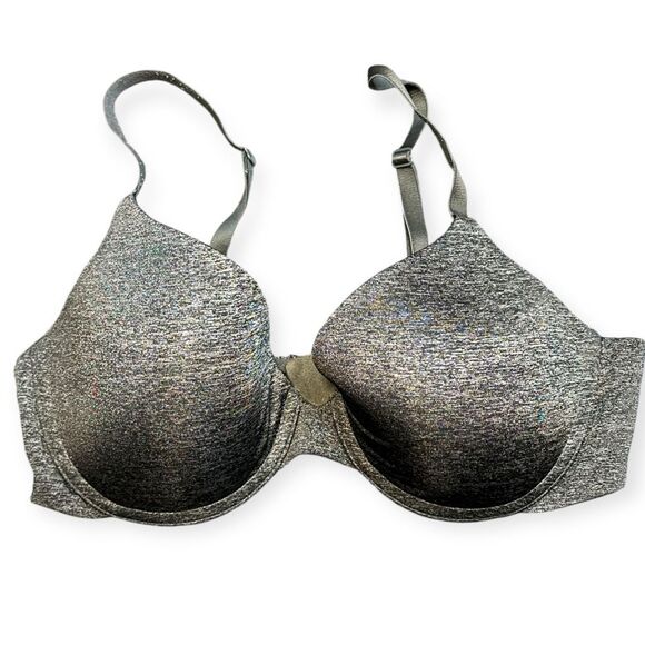 VICTORIA’S SECRET Heather Gray Uplift Semi Demi Bra Size 36C - Picture 1 of 3